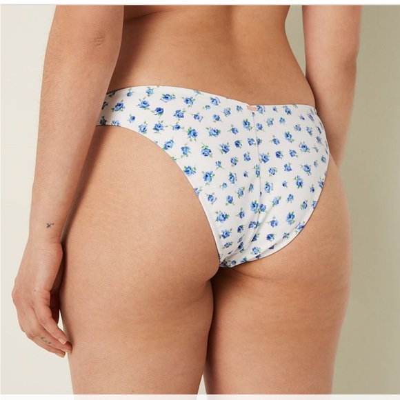 NWT 3 piece Blue Floral Bikini set, Size Medium - Picture 6 of 15